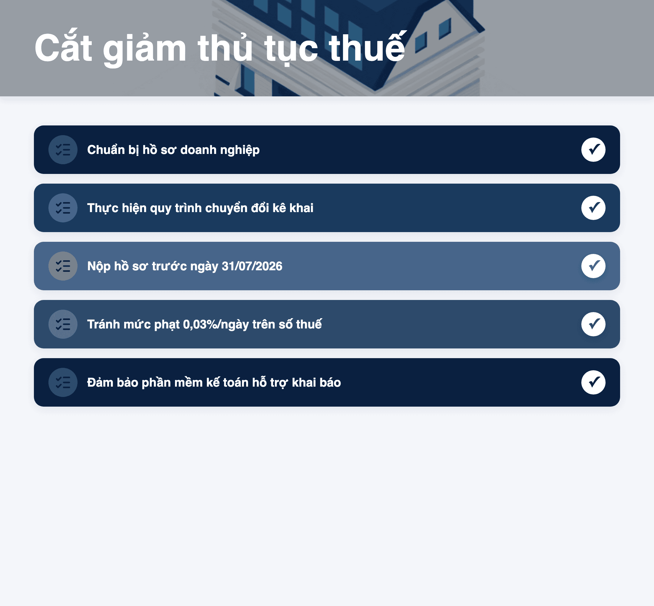 Infographic: Công văn 4527/CT‑PC 2026: Hướng dẫn cắt giảm thủ tục thuế