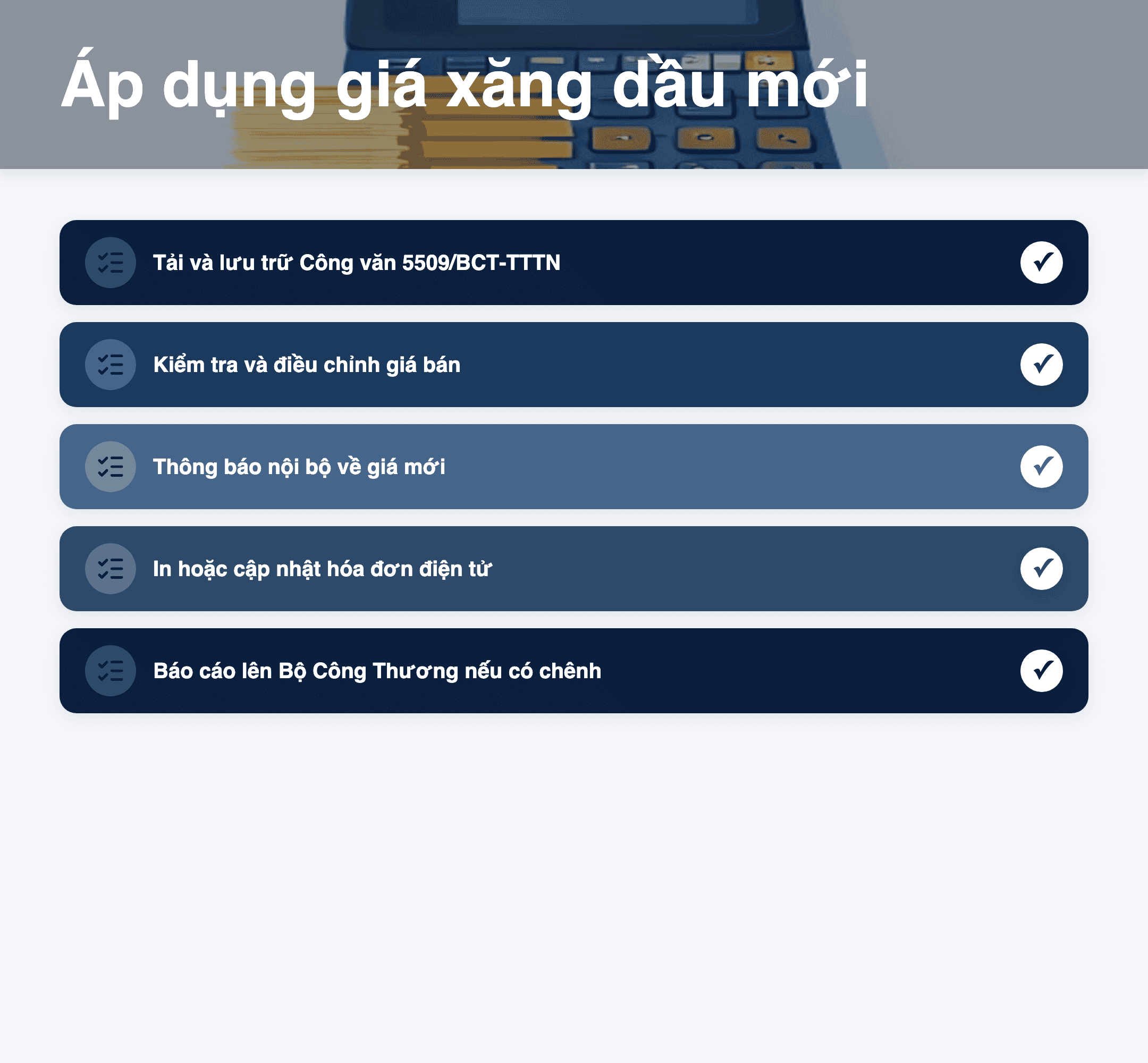 Infographic: Giá xăng dầu 21/7/2026: Hướng dẫn chi tiết doanh nghiệp áp dụng và lập hóa đơn