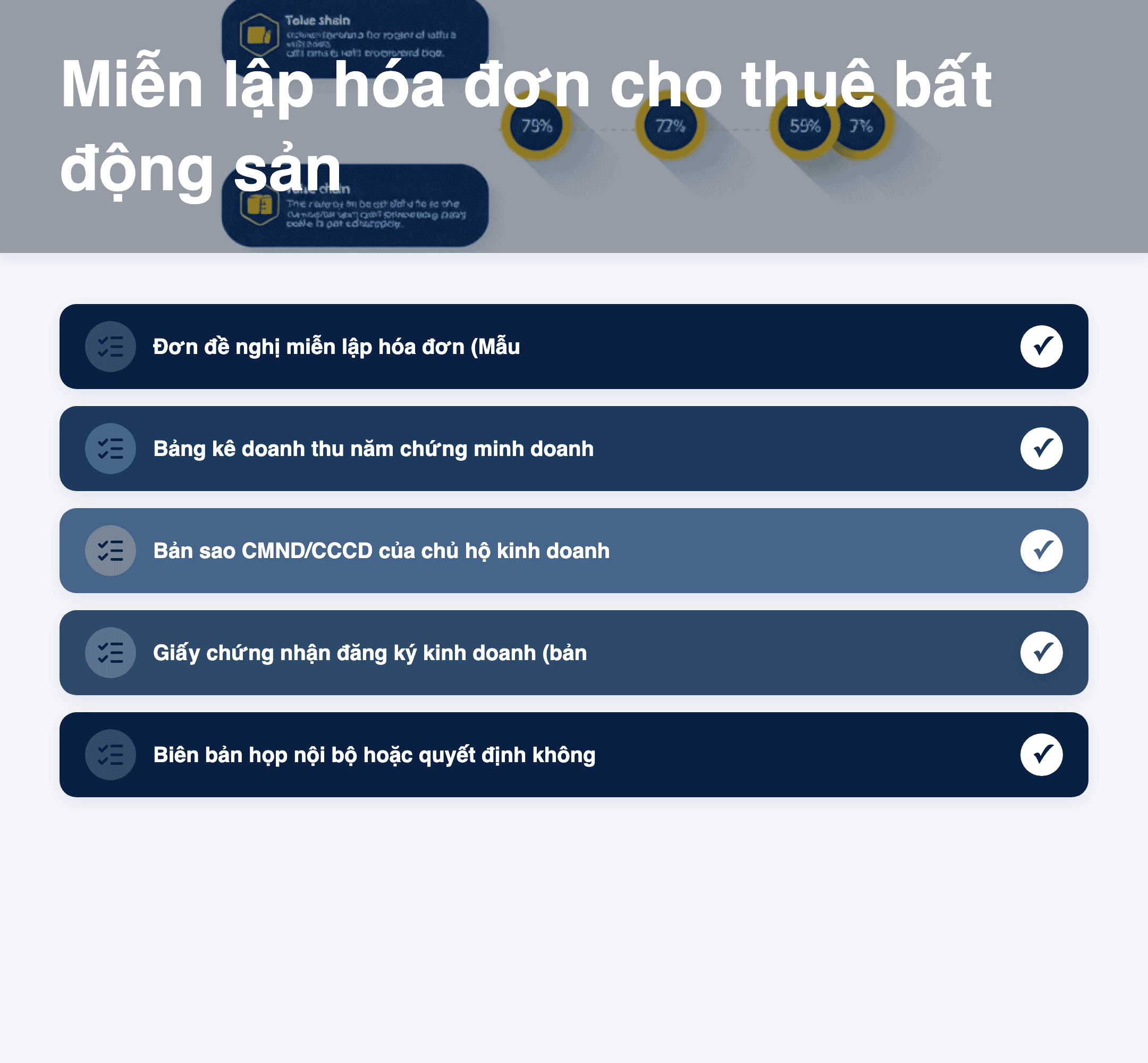 Infographic: Hộ kinh doanh cho thuê bất động sản: Khi nào không cần lập hóa đơn? Hướng dẫn chi tiết 2026