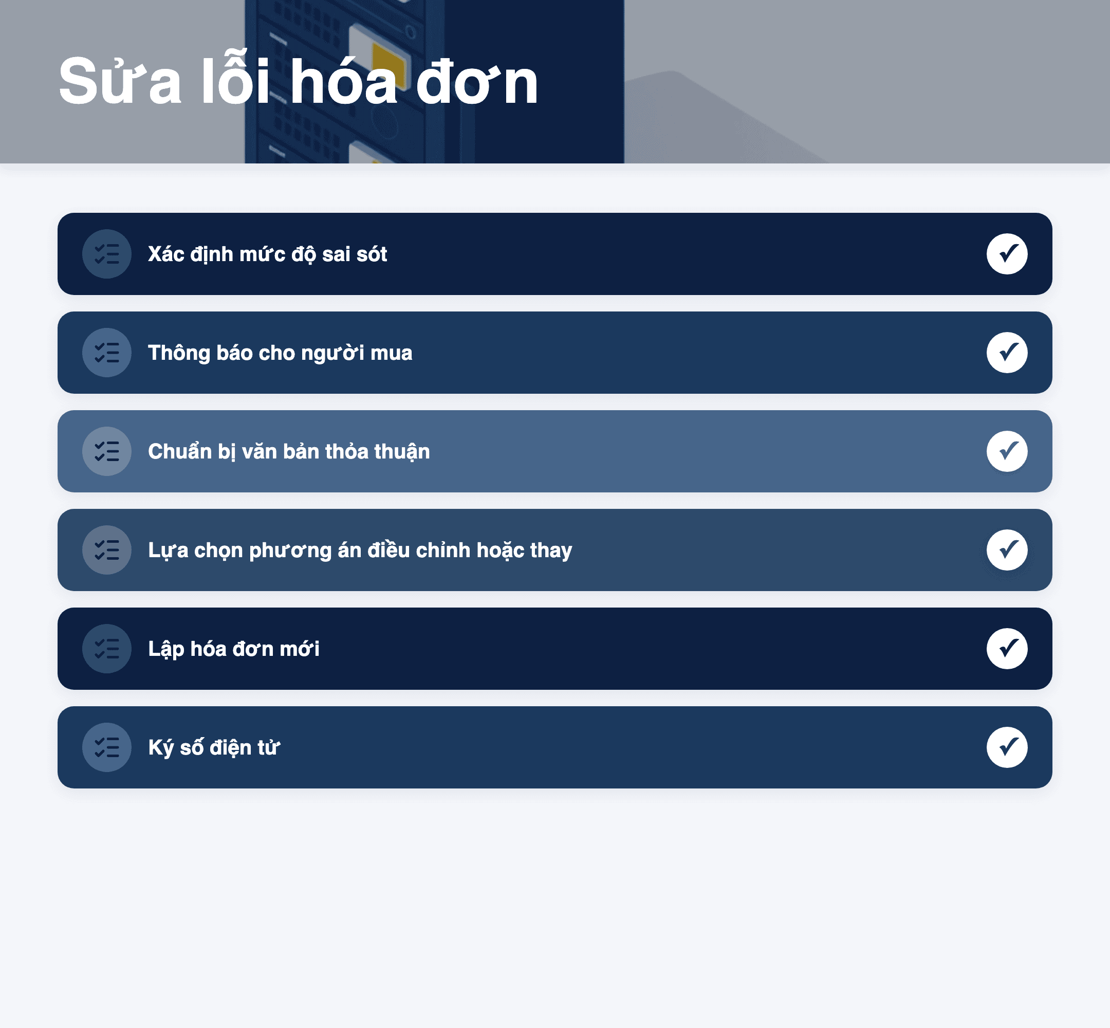 Infographic: Hóa đơn điện tử sai thông tin: 3 cách xử lý nhanh 2025