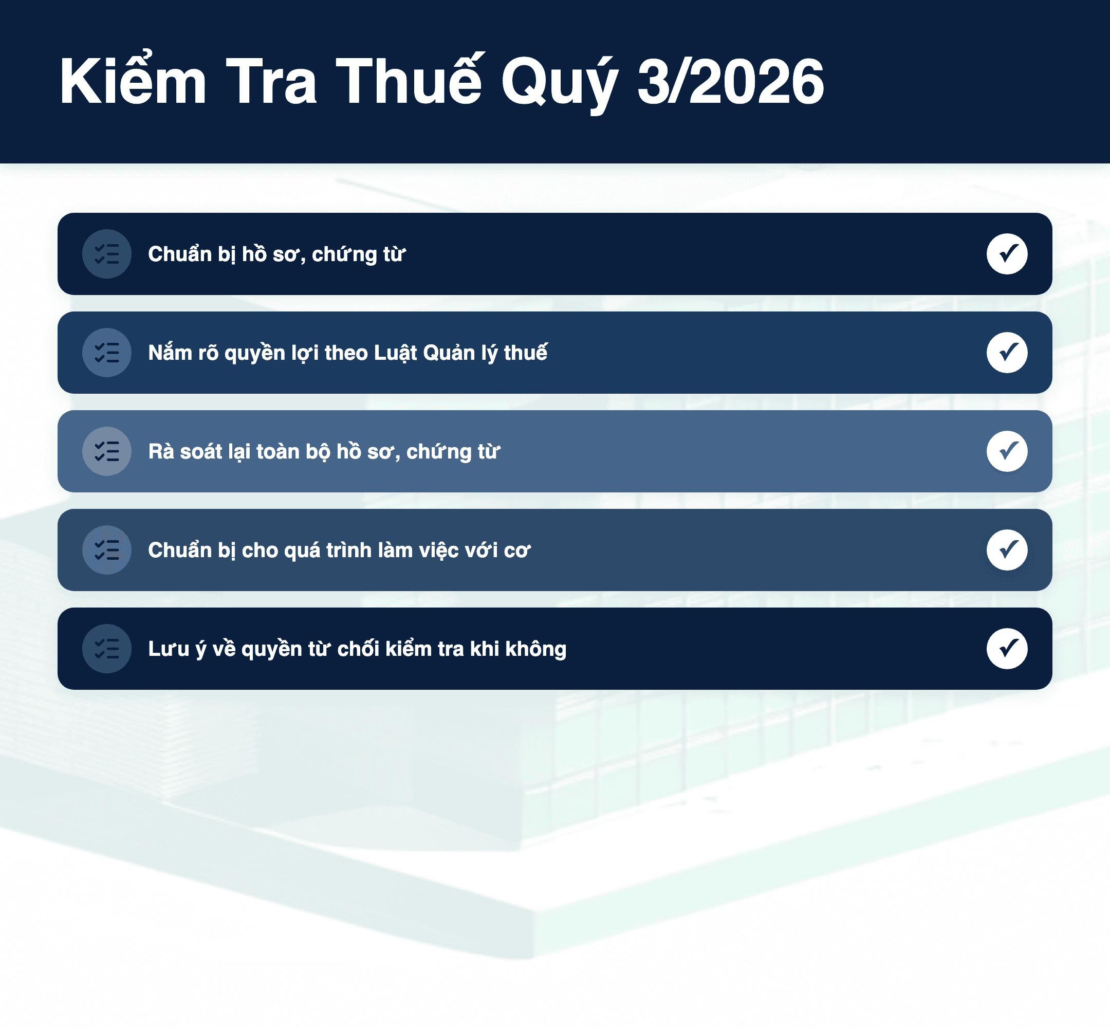 Infographic: Kiểm tra thuế Quý 3/2026 tại Thái Nguyên: 249 doanh nghiệp cần lưu ý gì?