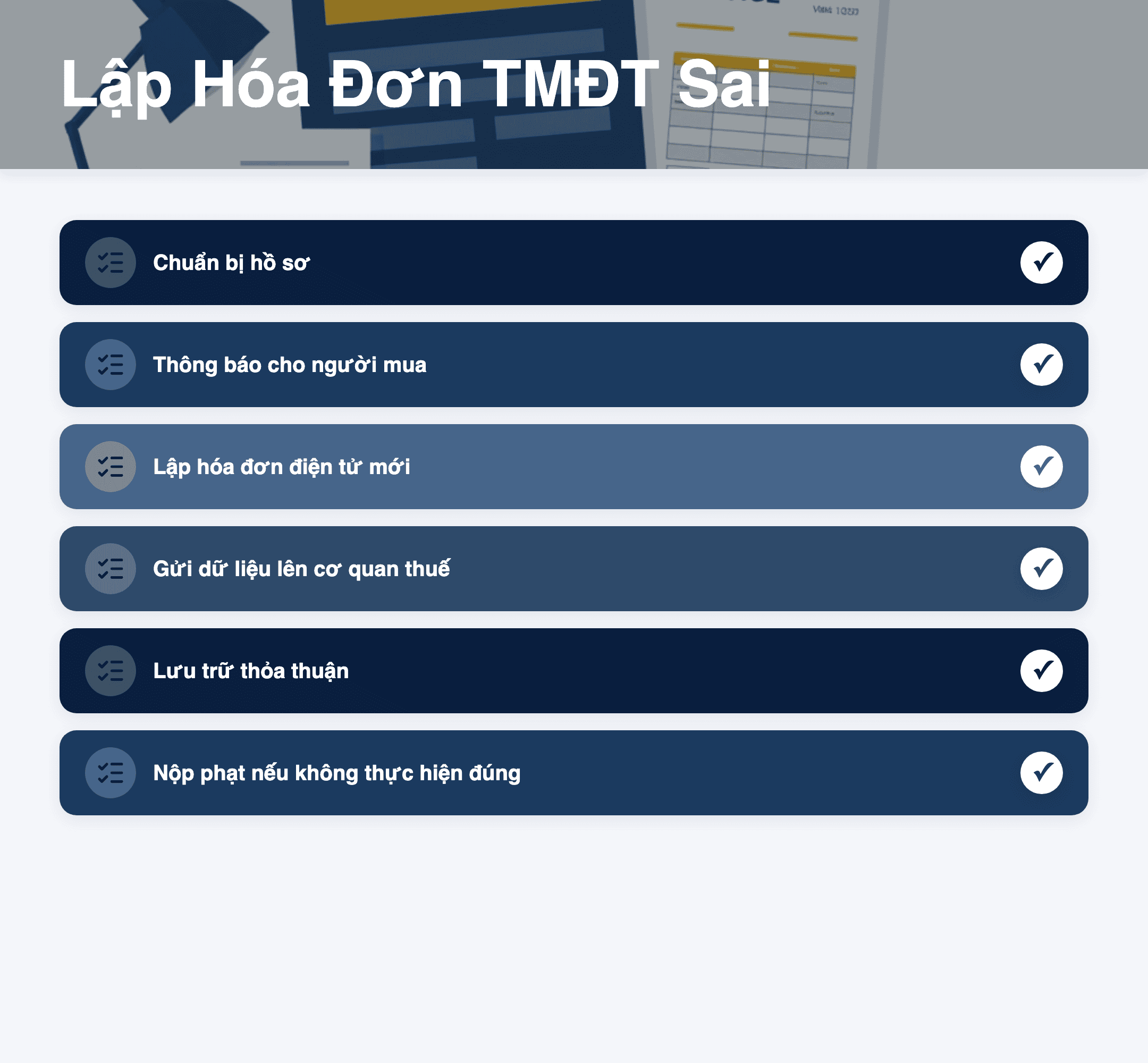 Infographic: Lập hóa đơn TMĐT sai: Cần thỏa thuận với người mua? Hướng dẫn 2025