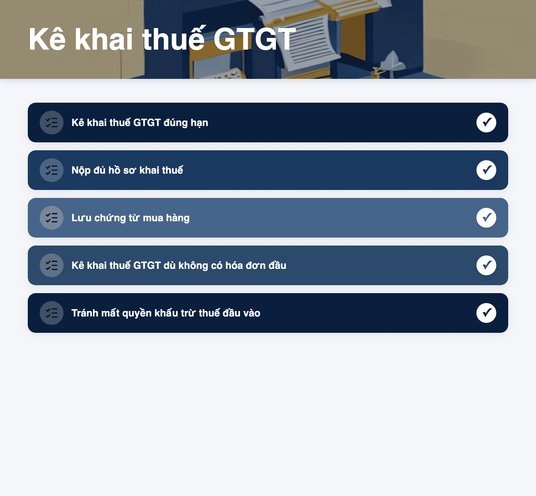 Infographic: Kê khai thuế GTGT đầu vào 2025: Doanh nghiệp có nộp khai thuế quý không?