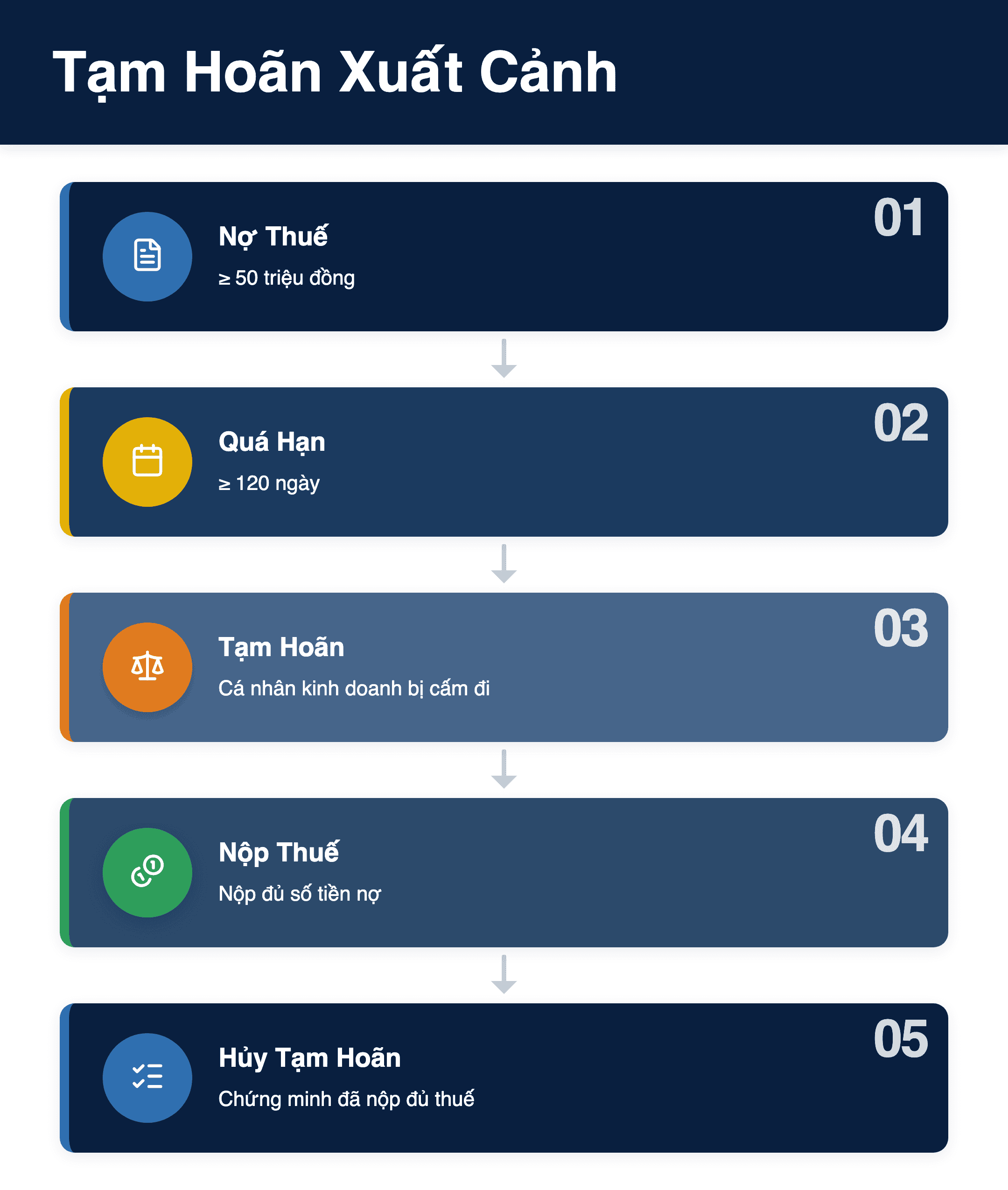 Infographic: Tạm hoãn xuất cảnh 2025: Khi nào cá nhân kinh doanh bị cấm đi? - Thuế GTGT