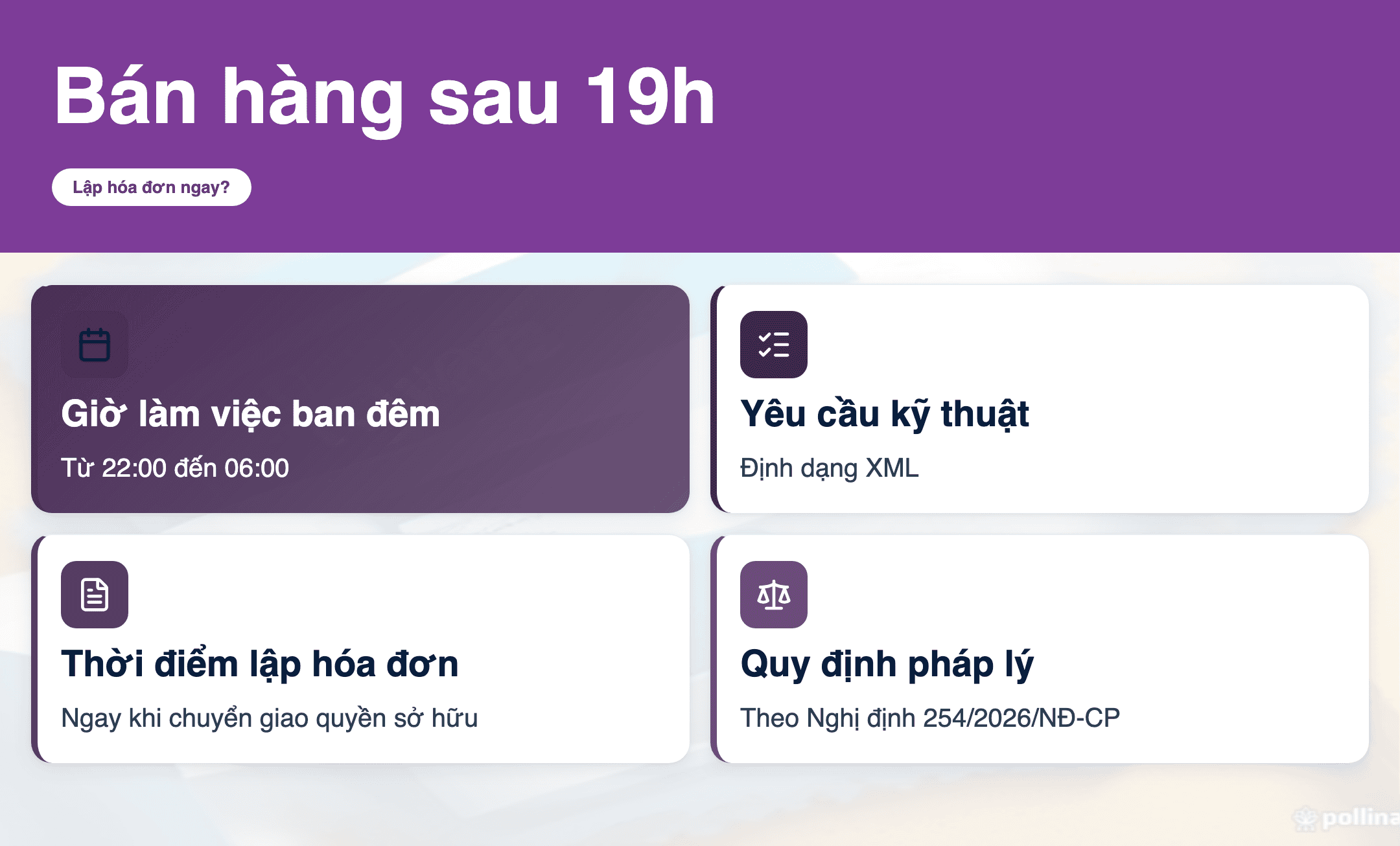 Infographic: Bán hàng sau 19h: Khi nào phải xuất hóa đơn? Hướng dẫn 2025