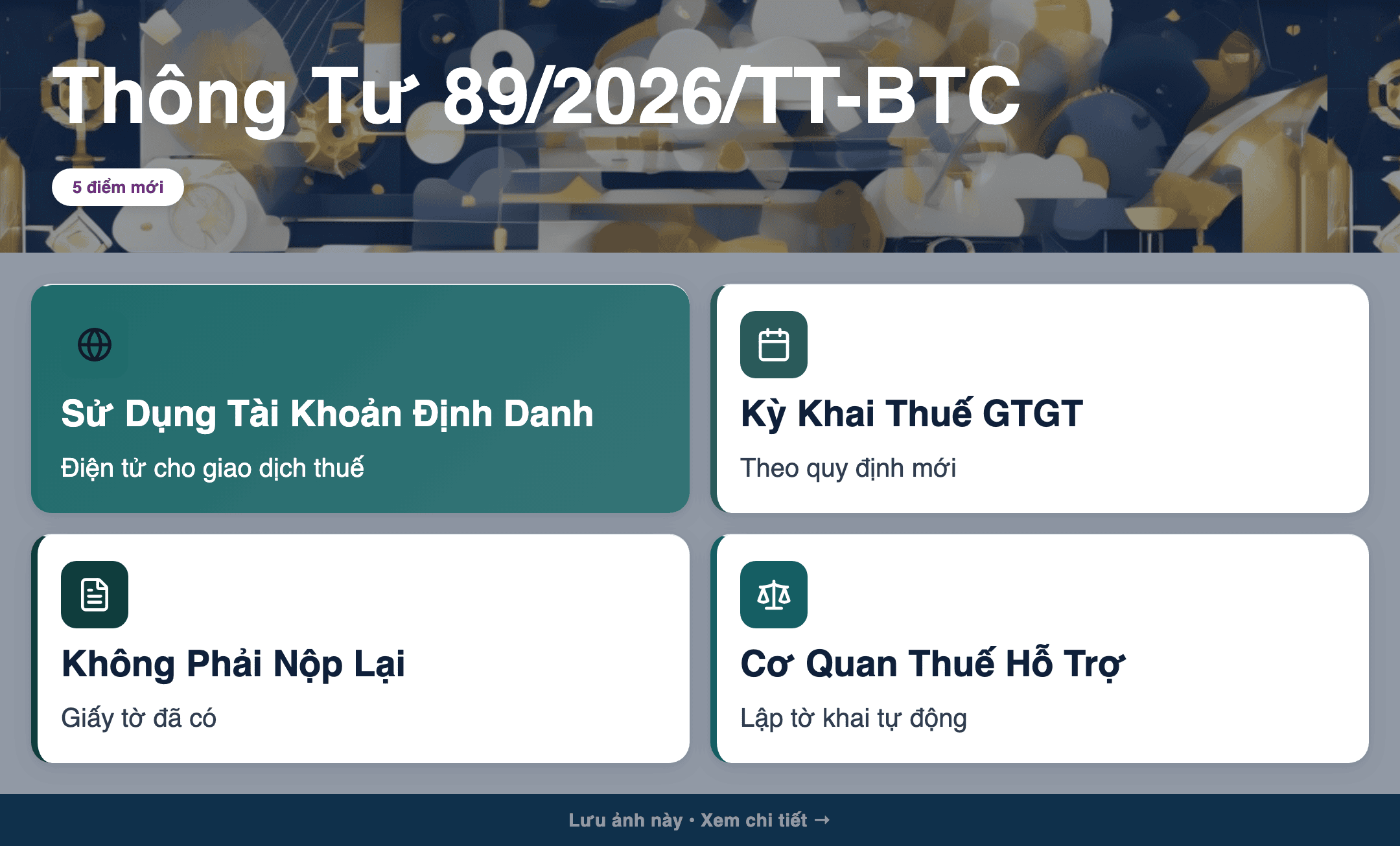 Infographic: Thông tư 89/2026/TT-BTC: Hướng Dẫn Giao Dịch Thuế Điện Tử và Khai Thuế Mới Nhất